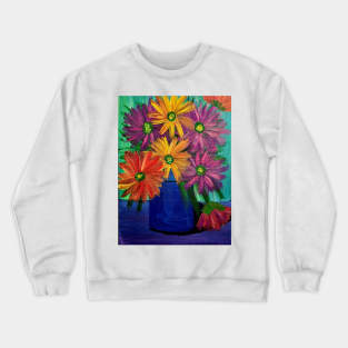 Multiple colorful of lily's flowers Crewneck Sweatshirt